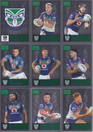 2022 NRL Elite Silver Special Team Set - Warriors