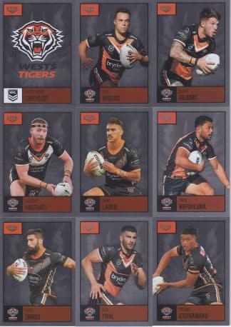 2022 NRL Elite Silver Special Team Set - Wests Tigers