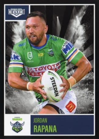 2022 NRL Elite Common Card - Base 014 Jordan Rapana Canberra Raiders