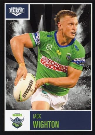 2022 NRL Elite Common Card - Base 017 Jack Wighton Canberra Raiders