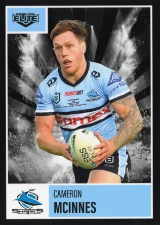 2022 NRL Elite Common Card - Base 033 Cameron McInnes Cronulla Sharks