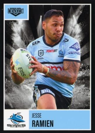 2022 NRL Elite Common Card - Base 035 Jesse Ramien Cronulla Sharks