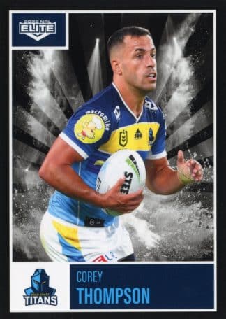 2022 NRL Elite Common Card - Base 045 Corey Thompson Gold Coast Titans