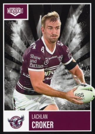 2022 NRL Elite Common Card - Base 048 Lachlan Croker Manly Warringah Sea Eagles