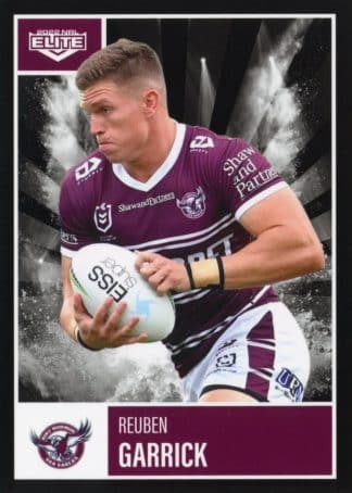 2022 NRL Elite Common Card - Base 050 Reuben Garrick Manly Warringah Sea Eagles