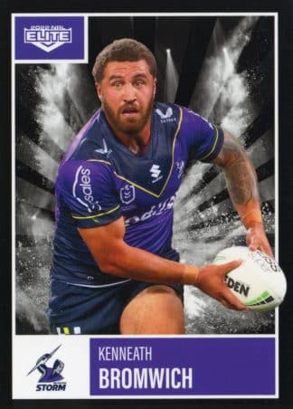 2022 NRL Elite Common Card - Base 056 Kenneath Bromwich Melbourne Storm