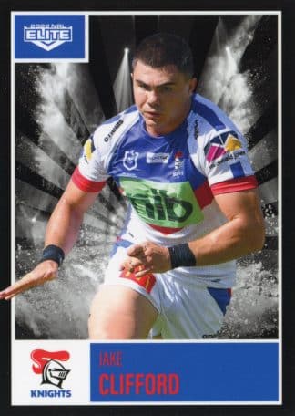 2022 NRL Elite Common Card - Base 067 Jake Clifford Newcastle Knights