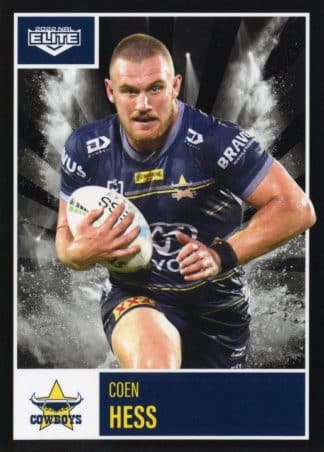 2022 NRL Elite Common Card - Base 076 Coen Hess North Queensland Cowboys