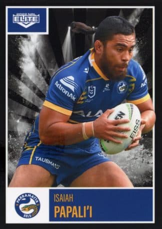 2022 NRL Elite Common Card - Base 089 Isaiah Papali'i Parramatta Eels