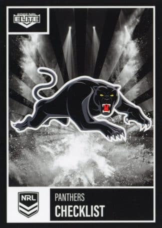 2022 NRL Elite Common Card - Base 091 Penrith Panthers Checklist