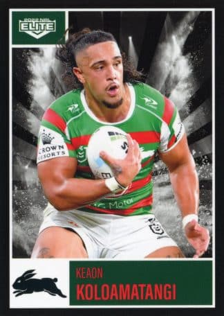 2022 NRL Elite Common Card - Base 105 Keaon Koloamatangi South Sydney Rabbitohs