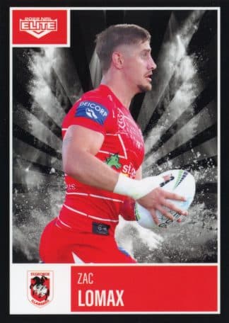 2022 NRL Elite Common Card - Base 113 Zac Lomax St George Illawarra Dragons