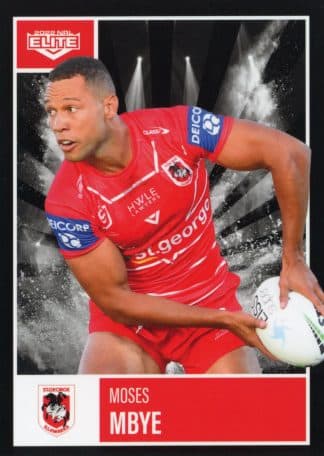 2022 NRL Elite Common Card - Base 114 Moses Mbye St George Illawarra Dragons