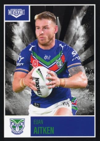 2022 NRL Elite Common Card - Base 128 Euan Aitken Warriors