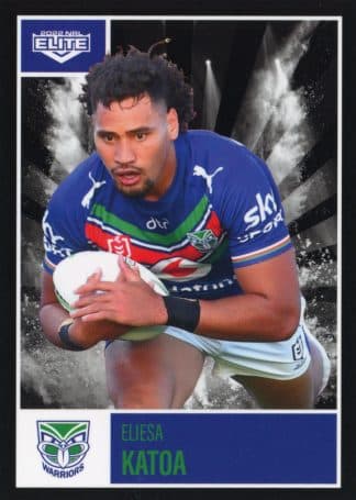 2022 NRL Elite Common Card - Base 133 Eliesa Katoa Warriors