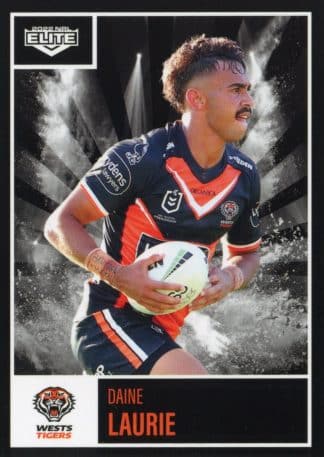 2022 NRL Elite Common Card - Base 140 Daine Laurie Wests Tigers