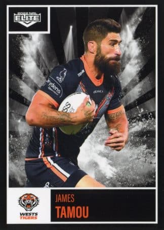 2022 NRL Elite Common Card - Base 142 James Tamou Wests Tigers