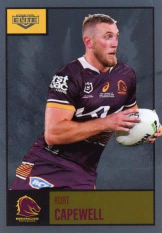 2022 NRL Elite Silver Specials - SS002 Kurt Capewell Brisbane Broncos