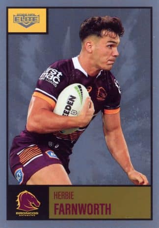 2022 NRL Elite Silver Specials - SS004 Herbie Farnworth Brisbane Broncos
