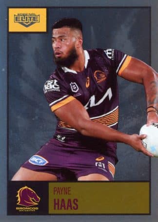 2022 NRL Elite Silver Specials - SS006 Payne Haas Brisbane Broncos