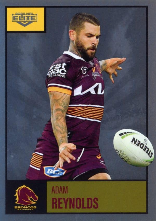 2022 NRL Elite Silver Specials - SS007 Adam Reynolds Brisbane Broncos