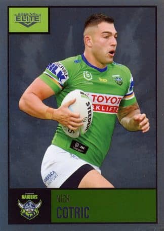 2022 NRL Elite Silver Specials - SS011 Nick Cotric Canberra Raiders