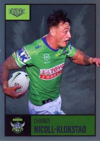 2022 NRL Elite Silver Specials - SS012 Charnze Nicoll-Klokstad Canberra Raiders