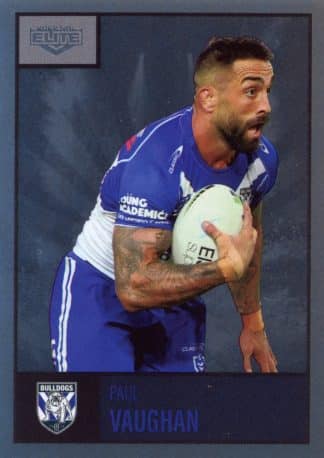 2022 NRL Elite Silver Specials - SS027 Paul Vaughan Canterbury Bulldogs