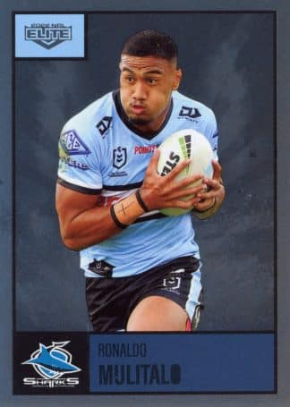2022 NRL Elite Silver Specials - SS034 Ronaldo Mulitalo Cronulla Sharks