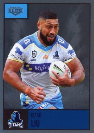 2022 NRL Elite Silver Specials - SS044 Isaac Liu Gold Coast Titans