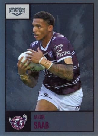 2022 NRL Elite Silver Specials - SS052 Jason Saab Manly Warringah Sea Eagles