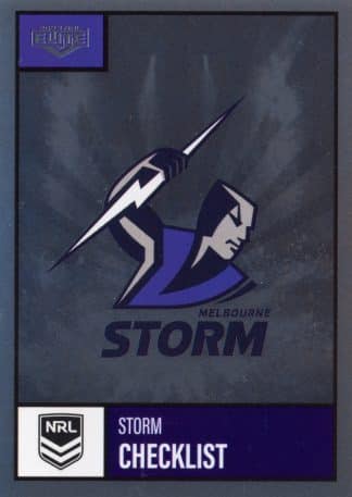 2022 NRL Elite Silver Specials - SS055 Melbourne Storm Checklist