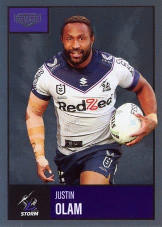 2022 NRL Elite Silver Specials - SS062 Justin Olam Melbourne Storm