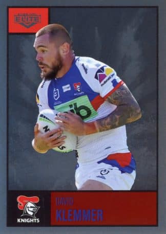 2022 NRL Elite Silver Specials - SS070 David Klemmer Newcastle Knights