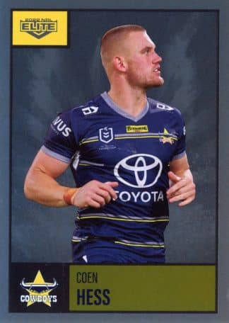 2022 NRL Elite Silver Specials - SS076 Coen Hess North Queensland Cowboys