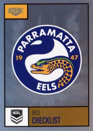2022 NRL Elite Silver Specials - SS082 Parramatta Eels Checklist