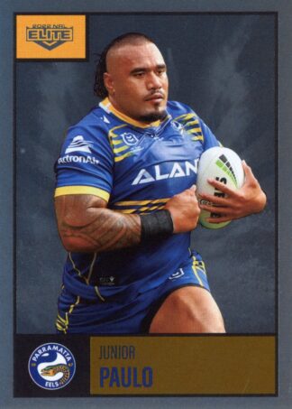 2022 NRL Elite Silver Specials - SS090 Junior Paulo Parramatta Eels