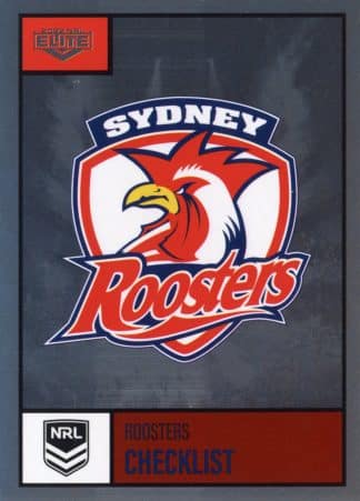 2022 NRL Elite Silver Specials - SS118 Sydney Roosters Checklist