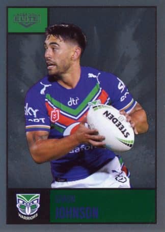 2022 NRL Elite Silver Specials - SS132 Shaun Johnson Warriors