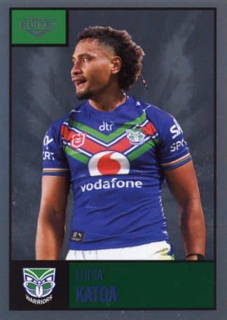 2022 NRL Elite Silver Specials - SS133 Eliesa Katoa Warriors