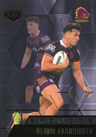 2022 NRL Elite Black Diamond Mojo - MBD004 Herbie Farnworth Brisbane Broncos