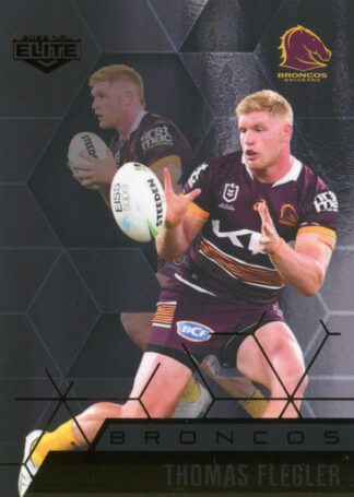 2022 NRL Elite Black Diamond Mojo - MBD005 Thomas Flegler Brisbane Broncos