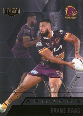 2022 NRL Elite Black Diamond Mojo - MBD006 Payne Haas Brisbane Broncos