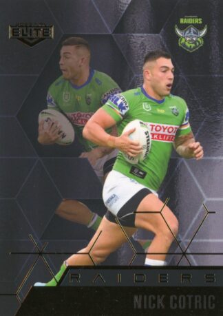2022 NRL Elite Black Diamond Mojo - MBD011 Nick Cotric Canberra Raiders