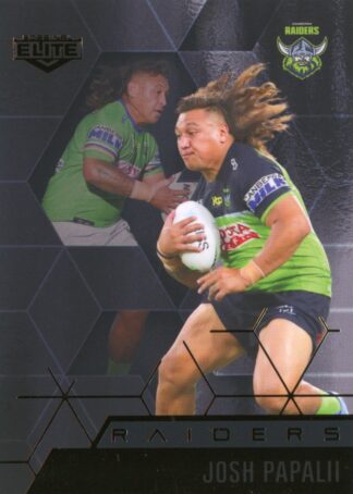 2022 NRL Elite Black Diamond Mojo - MBD013 Josh Papalii Canberra Raiders