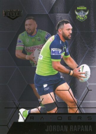 2022 NRL Elite Black Diamond Mojo - MBD014 Jordan Rapana Canberra Raiders