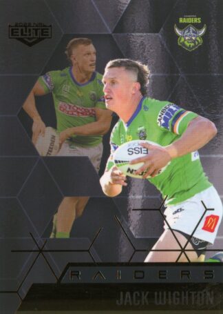2022 NRL Elite Black Diamond Mojo - MBD017 Jack Wighton Canberra Raiders