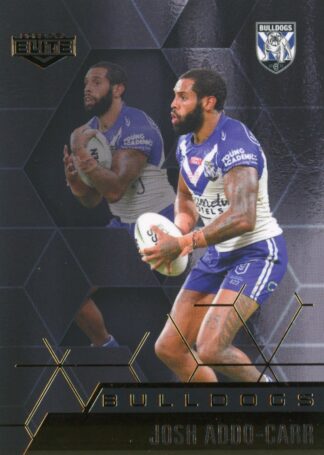 2022 NRL Elite Black Diamond Mojo - MBD020 Josh Addo-Carr Canterbury Bulldogs