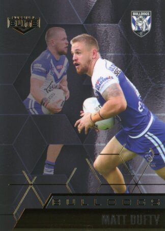 2022 NRL Elite Black Diamond Mojo - MBD022 Matt Dufty Canterbury Bulldogs