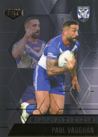 2022 NRL Elite Black Diamond Mojo - MBD027 Paul Vaughan Canterbury Bulldogs